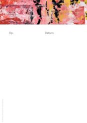 Rezeptblock mit Adresse, Quadro No 13 