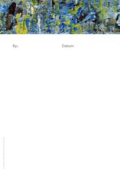 Rezeptblock mit Adresse, Quadro No 16 