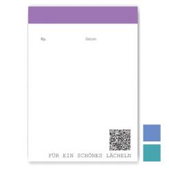 Privatrezepte, lose, Motiv QR-Code, 3 Farben 
