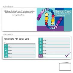10er PZR-Bonuspass PZR, Motiv Zahnreihen 
