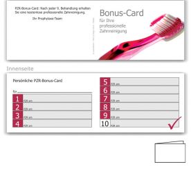 10er PZR-Bonushefte, Motiv Zahnbürste 
