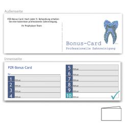 10er PZR-Bonuspass PZR, Motiv Marie in Blau 