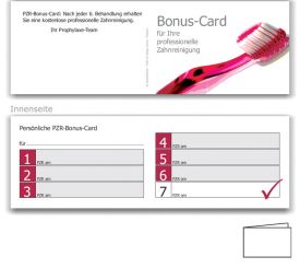 7er PZR-Bonuspass, Motiv Zahnbürste 