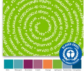 Recallkarten "Multi", Umweltsiegel 