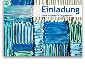 Recallset Karte+ Umschlag, Motiv Zahnpasta-Collage 