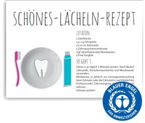 Recallkarten "Rezept", Umweltsiegel 