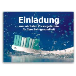 Blanko-Recallkarten, Metallic-Karton, Motiv Frische 