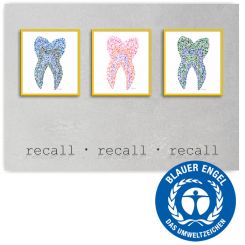 Recallkarten "Galerie", Umweltsiegel 