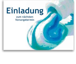 Recallset Karte+ Umschlag, Motiv Aquarell 