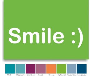 Recallkarten, Motiv Smile 