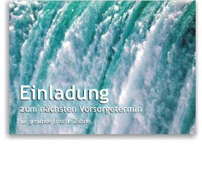 Recallkarten, Motiv Wasser 