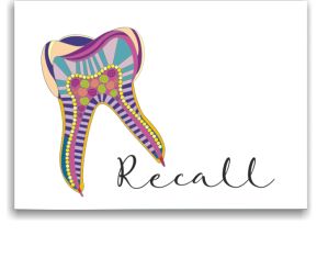 Recallset Karte+ Umschlag, Motiv Mandala 