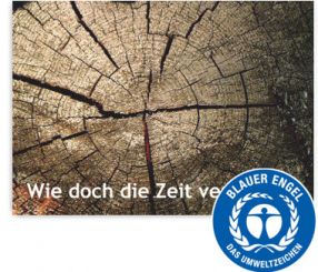 Recallkarten "Jahresringe", Umweltsiegel 