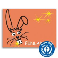 Recallkarten für Kinder, Motiv Hase 