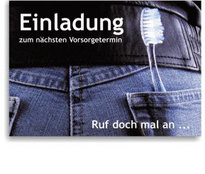 Recallkarten für Jugendliche, Motiv Jeans 