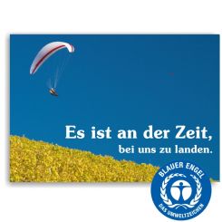 Recallkarten für Jugendliche, Motiv Landung 