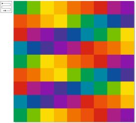 Praxis/Deckenbild "Itten-Farbkreis, No 1" 