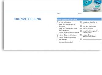 Kurzbrief, Motiv Accessoires 