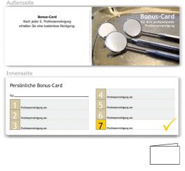 7er Bonuspass Prothesenreinigung, Motiv Spiegelgalerie 
