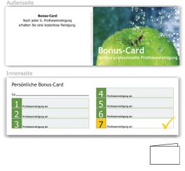 7er Bonuspass Prothesenreinigung, Motiv Frische 