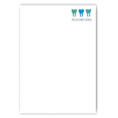 Briefpapier, Motiv Service, Türkis 