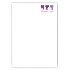 Briefpapier, Motiv Service, Violett 