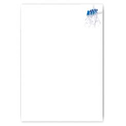 Briefpapier, Motiv Wasserstrahl 