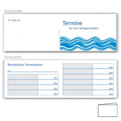 Terminkarten, Motiv Pastawelle 