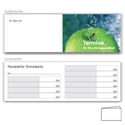 Terminkarten, Motiv Frische 