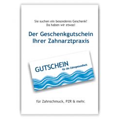 Poster / Bild Geschenkgutscheine, Motiv Pastawelle 