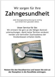 Poster / Bild Recallservice, Motiv Spiegelgalerie 