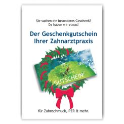 Poster / Bild  Weihnachts-Gutscheine, Motiv Frische 