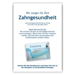 Poster / Bild Recallservice, Motiv Weg 