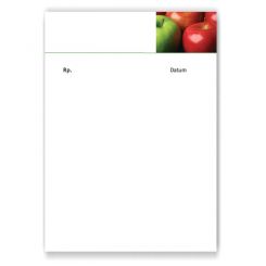 Privatrezepte, lose, Motiv Äpfel 