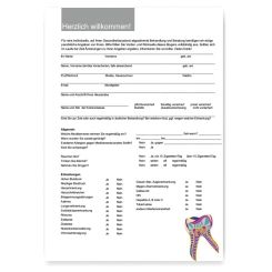 Anamnesebogen, Motiv Mandala 