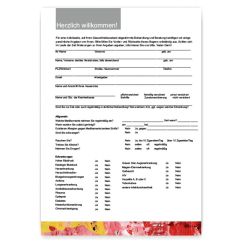 Anamnesebogen, Motiv Quadro No 13 