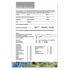 Anamnesebogen, Motiv Quadro No 16 