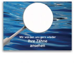 Recallkarten mit Metalliceffekt 