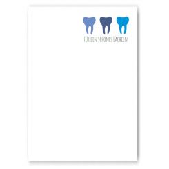 Notizzettel lose, Motiv Service, Blau 