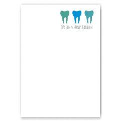 Notizzettel lose, Motiv Service, Türkis 