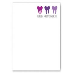 Notizzettel lose, Motiv Service, Violett 