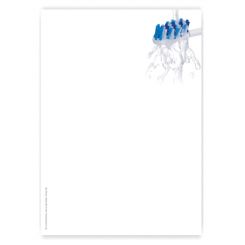 Notizzettel lose, Motiv Wasserstrahl 