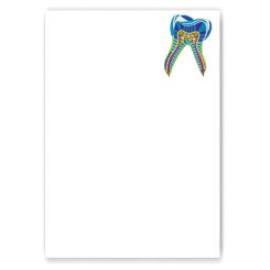 Notizzettel lose, Motiv Mandala Blau 