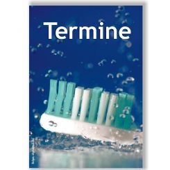 Terminkärtchen, Terminkarten Zahnfrische 