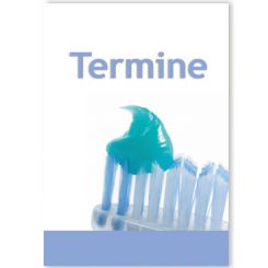 Terminkärtchen, Terminkarten Putzbereit 