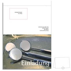 Individuelle Verschluss-Recallkarten "Spiegelgalerie" 