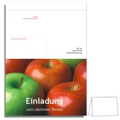 Individuelle Verschluss-Recallkarten "Äpfel" 