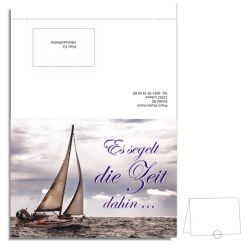 Individuelle Verschluss-Recallkarten "Segeln" 