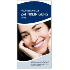 Patientenflyer "Professionelle Zahnreinigung" 