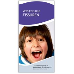 Patientenflyer "Fissurenversiegelung" 